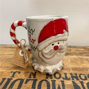 Mud Pie Hohoho Santa Mug